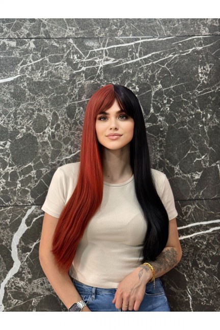 2 Farklı Özel Renk Peruk Model Gül2 2 Farklı Özel Renk Peruk Model Gül2