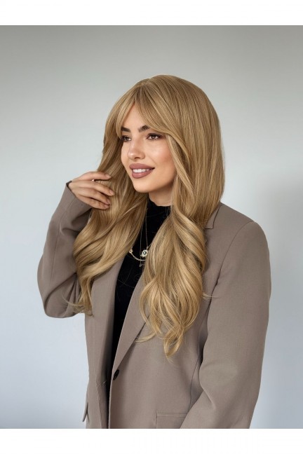 Açık Karamel Maşa Dalgalı Orta Boy Peruk Açık Karamel Maşa Dalgalı Orta Boy Peruk