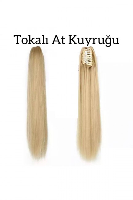 Açık Karamel Tokalı At Kuyruğu Açık Karamel Tokalı At Kuyruğu