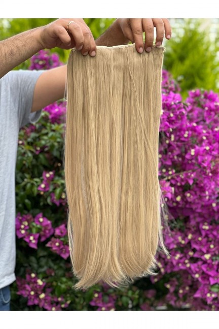 Açık Karamel Yarımay +2 Yan Düz Çıt Çıt - 65 Cm Fiber Sentetik Açık Karamel Yarımay +2 Yan Düz Çıt Çıt - 65 Cm Fiber Sentetik