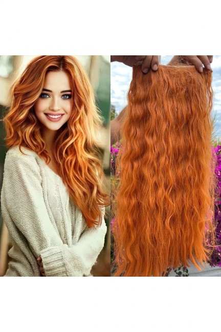 Bakır Yarımay +2 Yan Dalgalı Çıt Çıt - 65 Cm Fiber Sentetik Bakır Yarımay +2 Yan Dalgalı Çıt Çıt - 65 Cm Fiber Sentetik