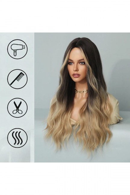 Class Vip Özel Ombreli Geçişli Peruk Model Class Vip Özel Ombreli Geçişli Peruk Model
