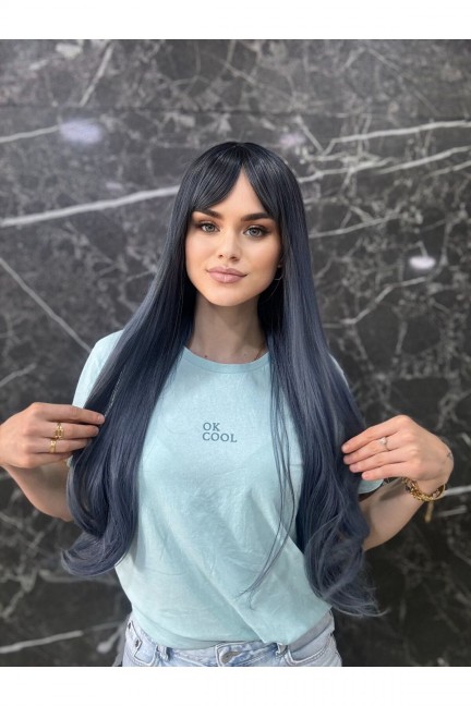 Düz Ombreli Uzun Perçemli Peruk Lana24