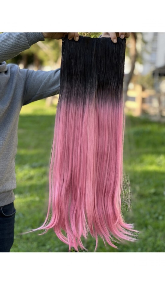 Düz Yarımay 2 Yan Pink Çıt Çıt 75-80 Cm