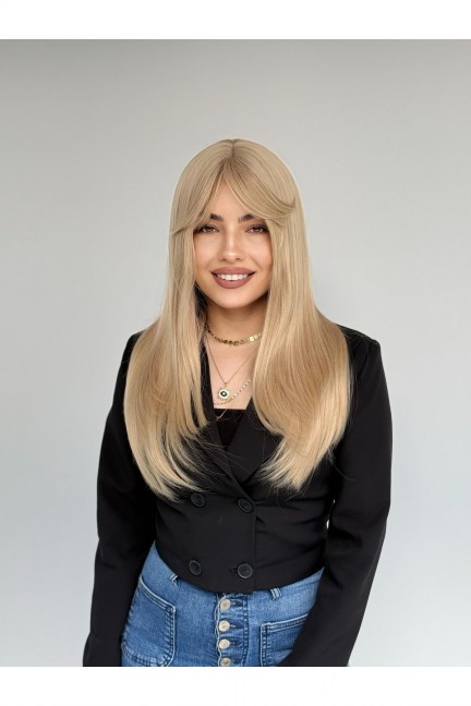 En Ler Açık Karamel Düz Vip Peruk Model En Ler Açık Karamel Düz Vip Peruk Model
