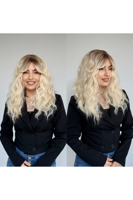 En Ler Dalgalı Ombreli Özel Vip Peruk