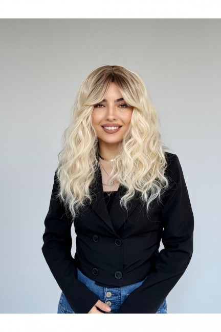 En Ler Dalgalı Ombreli Özel Vip Peruk