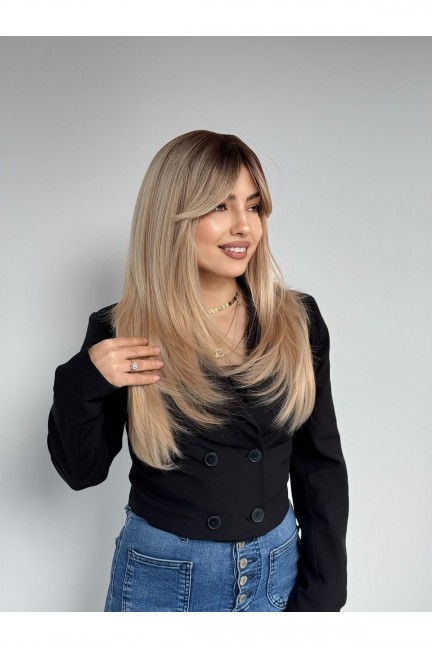En Ler Vip Özel Düz Ombreli Peruk En Ler Vip Özel Düz Ombreli Peruk