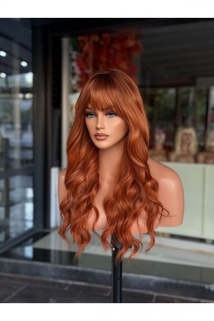 En Özel Dalgalı Bakır Peruk Model En Özel Dalgalı Bakır Peruk Model