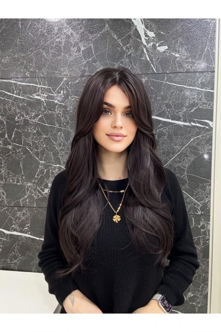 En Özel Kestane Saç Peruk Model En Özel Kestane Saç Peruk Model