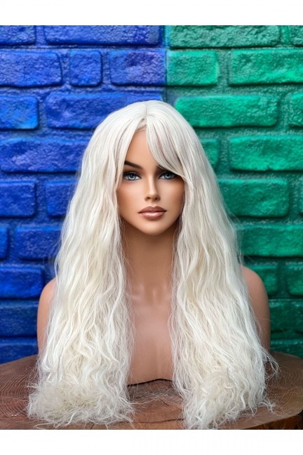 En Özel Luxury Soğuk Sarı Dalgalı Peruk Model En Özel Luxury Soğuk Sarı Dalgalı Peruk Model