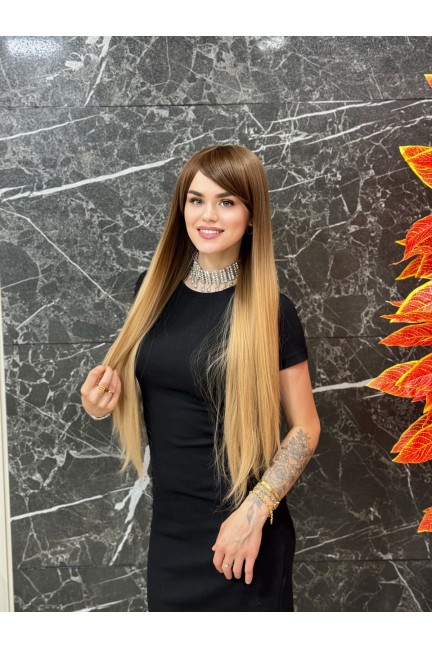 En Yeni Ombreli Düz Peruk Model En Yeni Ombreli Düz Peruk Model