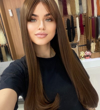 Kahve Tonu Peruk Model
