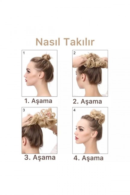 Karamel Topuz Tokası Saçlara Ekstra Şıklık Karamel Topuz Tokası Saçlara Ekstra Şıklık