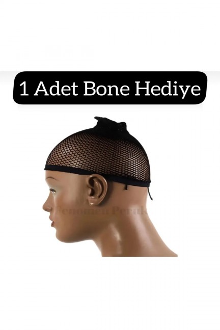 Koyu Kahve Düz Perçemli Peruk Yeni Sezon a++