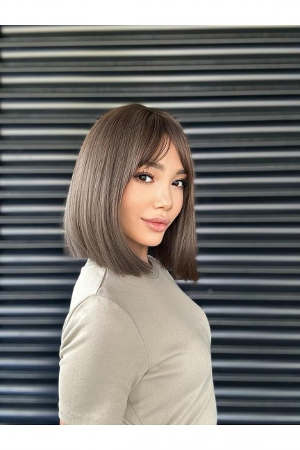 Kumral Bob Özel Düz Peruk Model Kumral Bob Özel Düz Peruk Model