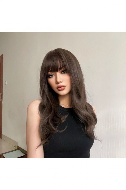 Kumral Perçemli Özel Peruk Model Kumral Perçemli Özel Peruk Model