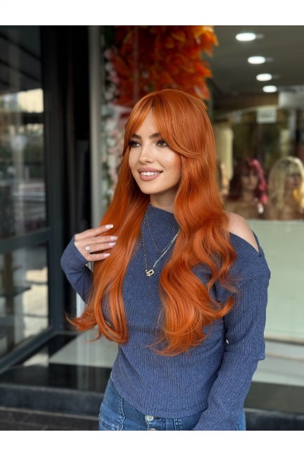 Luxury Bakır Perçemli Maşa Dalgalı Peruk - Türkiye’de Tek Vip Model Luxury Bakır Perçemli Maşa Dalgalı Peruk - Türkiye’de Tek Vip Model
