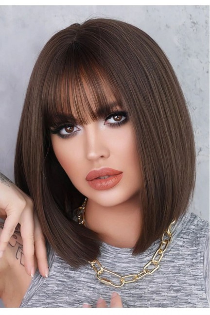 Luxury Bob Model Perçemli Vip Peruk Luxury Bob Model Perçemli Vip Peruk