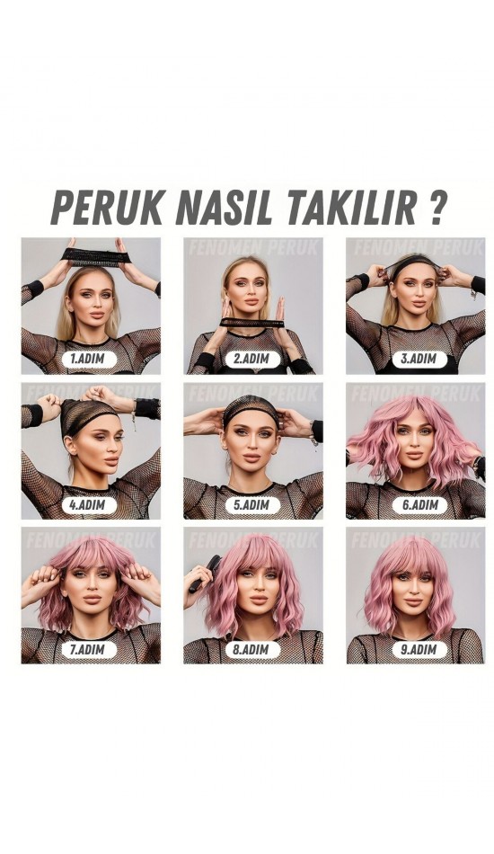 Luxury Dalgalı Perçemsiz Ombreli Peruk - Gerçek Saç Dokusunda A+++ Kalitede Luxury Dalgalı Perçemsiz Ombreli Peruk - Gerçek Saç Dokusunda A+++ Kalitede