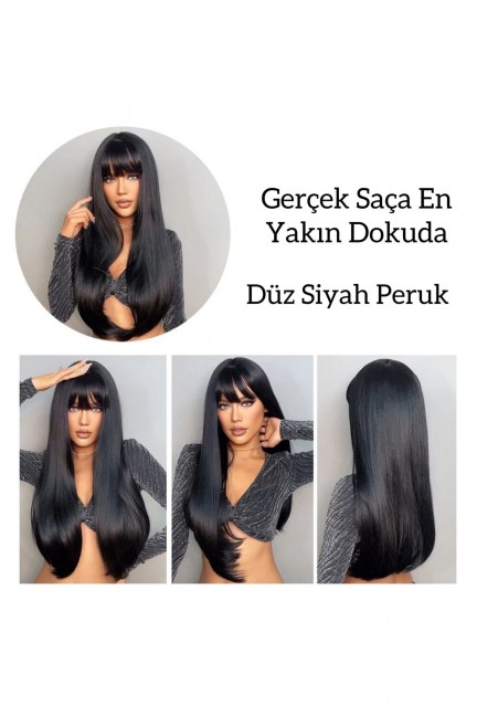 Luxury Düz Perçemli Siyah Vip Seri Luxury Düz Perçemli Siyah Vip Seri