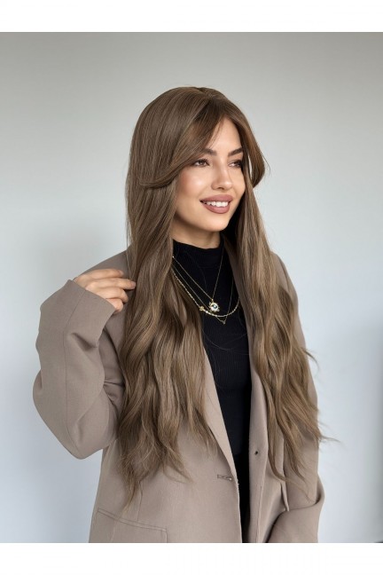 Luxury Kumral Su Dalgalı Özel Vip Peruk Luxury Kumral Su Dalgalı Özel Vip Peruk