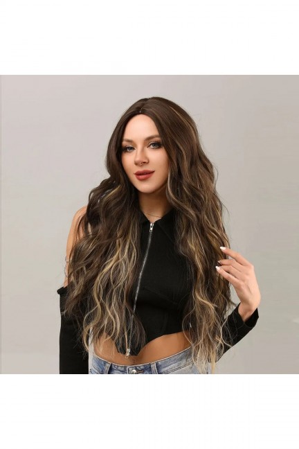 Luxury Ombreli Dalgalı Perçemsiz Vip Peruk Luxury Ombreli Dalgalı Perçemsiz Vip Peruk