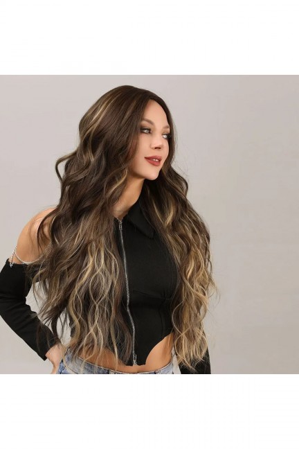 Luxury Ombreli Dalgalı Perçemsiz Vip Peruk Luxury Ombreli Dalgalı Perçemsiz Vip Peruk