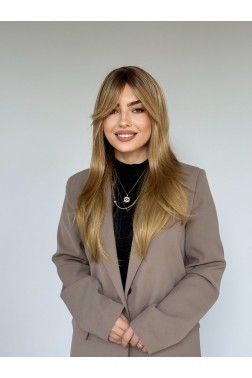 Luxury Ombreli Düz Vip Peruk