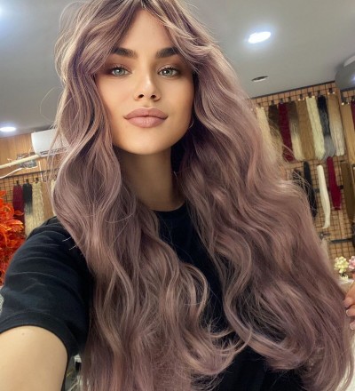 Luxury Perçemli Dalgalı Peruk Model Jesica 11
