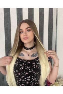 Luxury Perçemsiz Ombreli Peruk