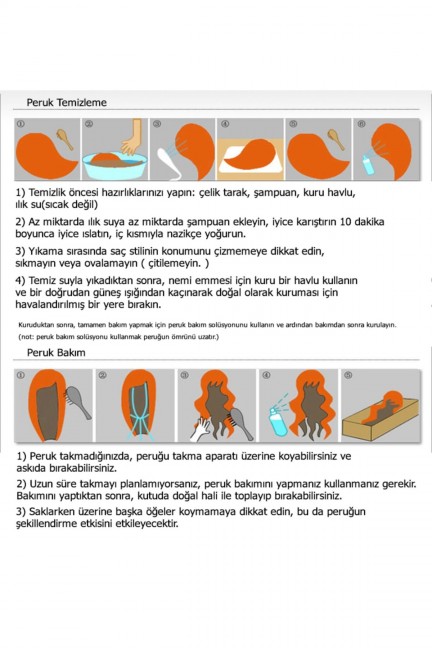 Luxury Style Koyu Kahve Ombreli Peruk Luxury Style Koyu Kahve Ombreli Peruk