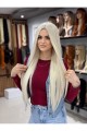 Luxury Vip Soğuk Sarı Perçemsiz Peruk Luxury Vip Soğuk Sarı Perçemsiz Peruk