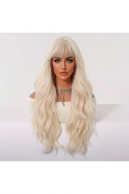 Medikal Vip Soğuk Sarı Dalgalı Peruk Medikal Vip Soğuk Sarı Dalgalı Peruk