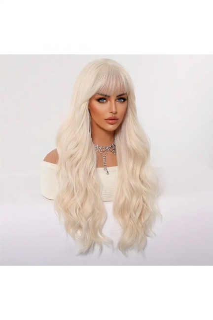Medikal Vip Soğuk Sarı Dalgalı Peruk Medikal Vip Soğuk Sarı Dalgalı Peruk