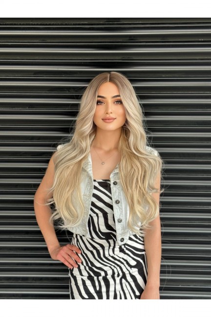 Perçemsiz Su Dalgalı Ombreli Vip Peruk Model 11-2 Perçemsiz Su Dalgalı Ombreli Vip Peruk Model 11-2