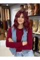 Siyah Kızıl Dalgalı Peruk Model Siyah Kızıl Dalgalı Peruk Model