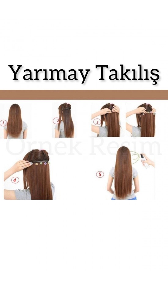 Soğuk Sarı Düz Model Yarımay +2 Yan