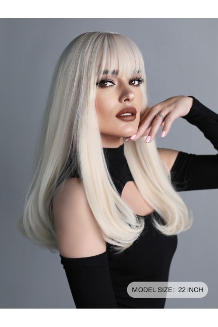Soğuk Sarı Perçemli Vip Saç Peruk Soğuk Sarı Perçemli Vip Saç Peruk