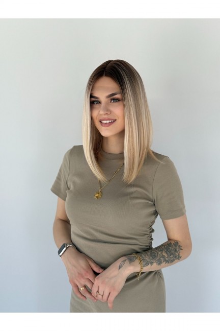 Tül Röfleli Işıltılı Ombreli Peruk Model