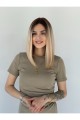 Tül Röfleli Işıltılı Ombreli Peruk Model