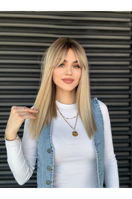 Vip Düz Özel Kesim Vip Saç Peruk Vip Düz Özel Kesim Vip Saç Peruk