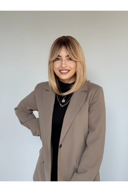Vip Kısa Ombreli Özel Tasarım Peruk Vip Kısa Ombreli Özel Tasarım Peruk