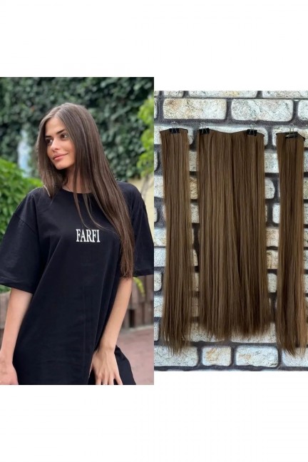Yarımay+2 Yan Kumral Renk Düz Çıt Çıt - 75 Cm Yarımay+2 Yan Kumral Renk Düz Çıt Çıt - 75 Cm